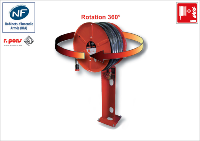 RIA Robinet d'Incendie Armé - GIROPONS - DN 25 / 20 m - Rotation 360 ° - R PONS 