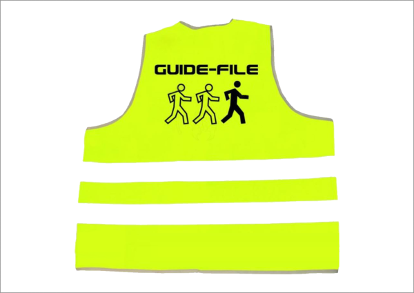 Gilet d'Evacuation Guide-File - Haute Visibilité