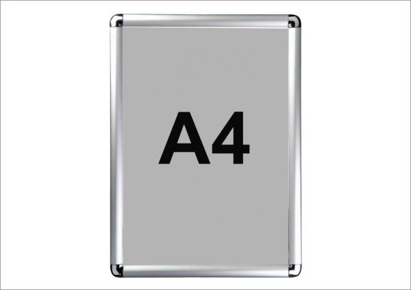 Cadre Aluminium " Clic-Clac" Format A4