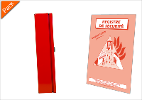 Pack Coffret Registre Incendie + Registre de sécurité ou d'intervention